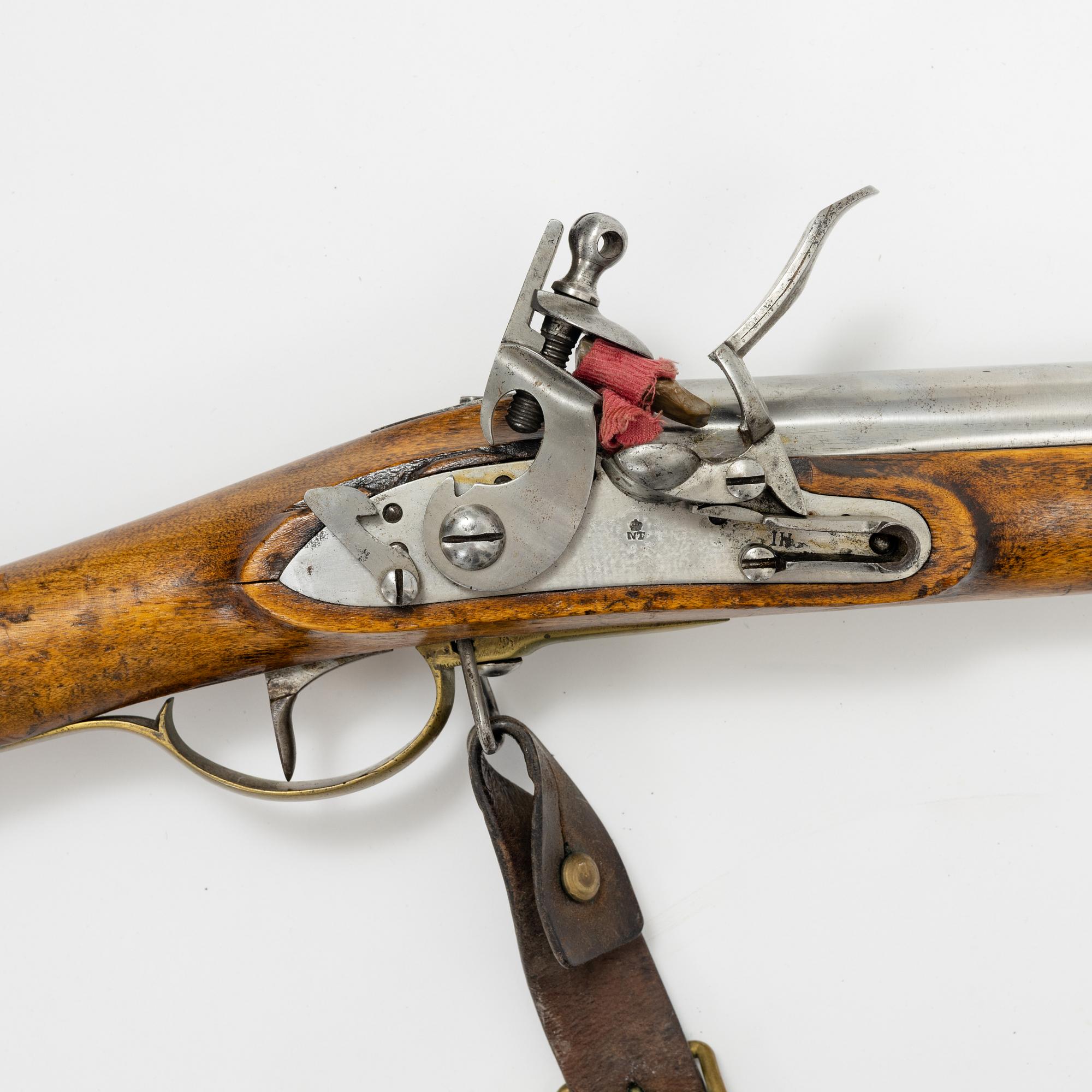 A Swedish flintlock gun 1815-26 pattern.