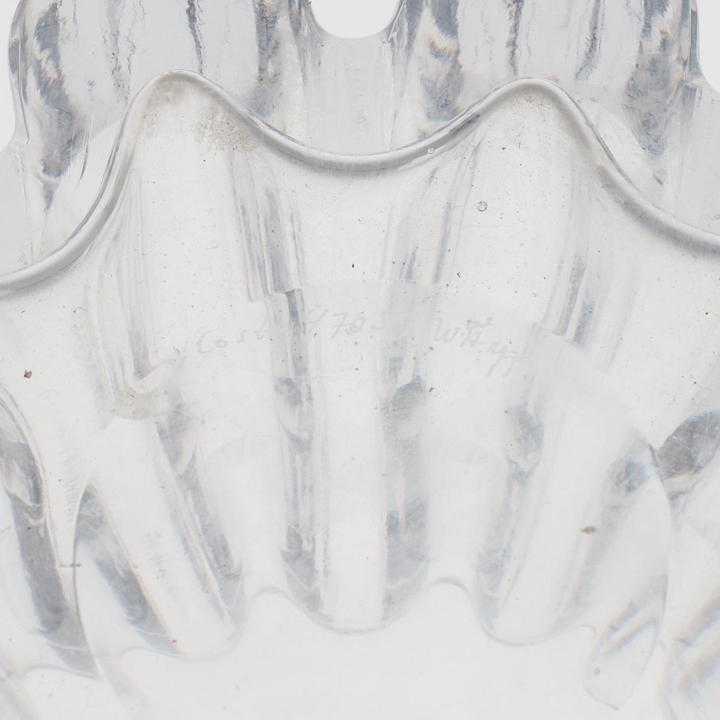 GÖRAN WÄRFF, SKÅL, glas, Kosta, 1960-/ 70-tal.