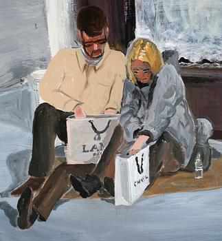 FRULS TILPO, oil on panel, signed, dated à tergo 2008.