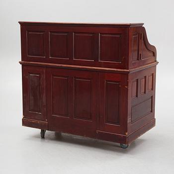 Skrivbord med rullklaff, Åtvidabergs Snickerifabrik, 1900-talets första hälft.