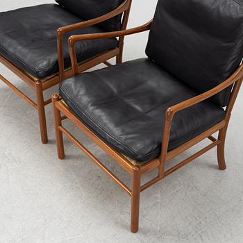 Ole Wanscher, fåtöljer, ett par, "Colonial Chair OW 149", Carl Hansen & Son, Danmark.