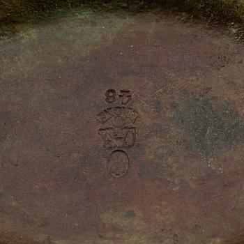 Two Swedish Grace bronze vases from GAB Brons, 1920's/30's.