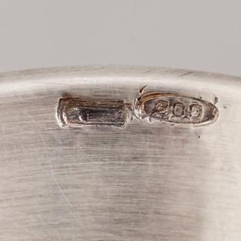 BORDSPINGLA, silver, 1900-talets första hälft. Vikt ca 129 gram.