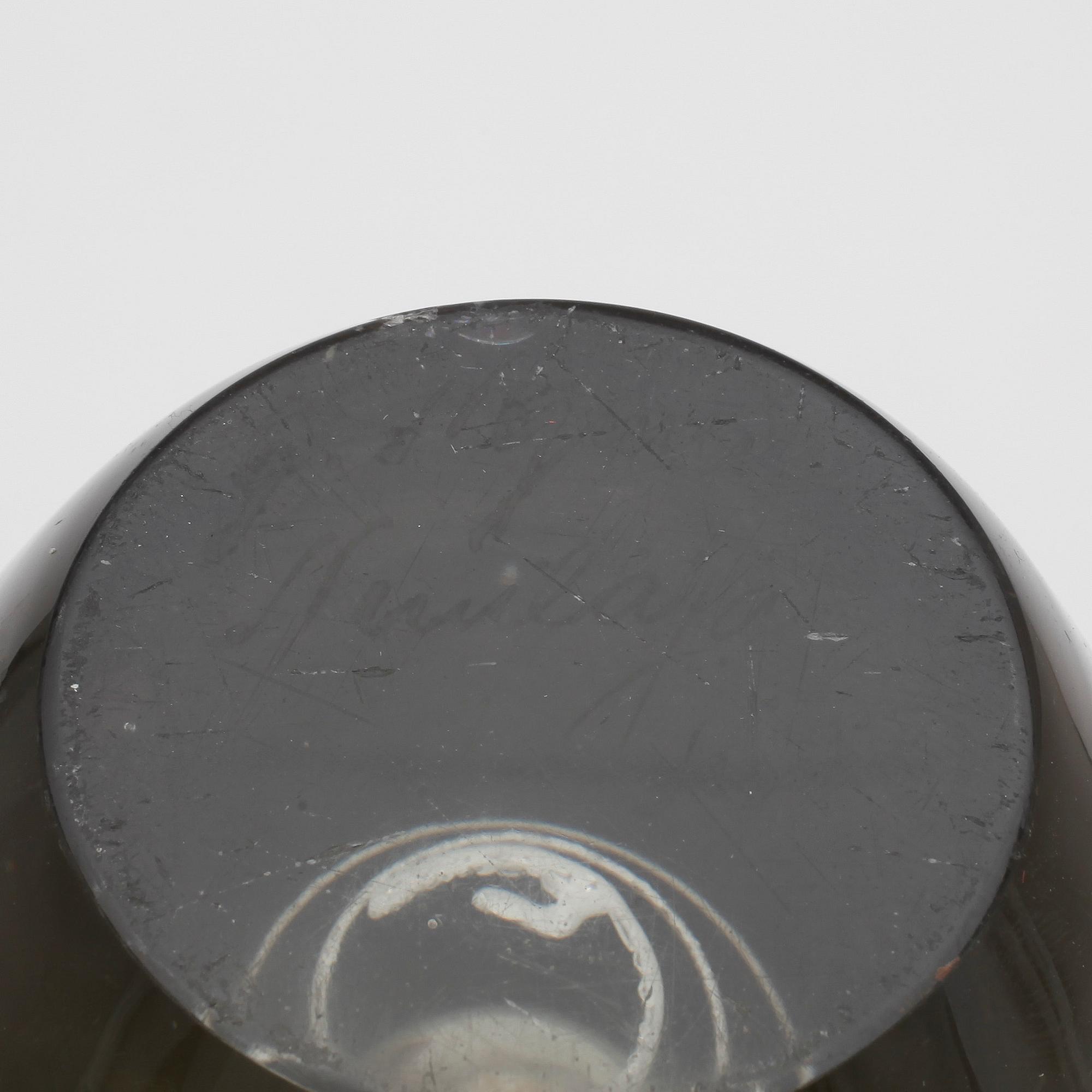 GUNNEL NYMAN, vas, "Serpentin", Nuutajärvi, Notsjö, signerad, otydligt daterad.