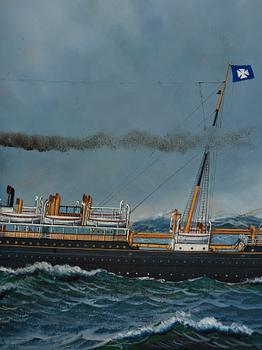 Antonio Jacobsen, "S/S Hellig Olav" DFDs.