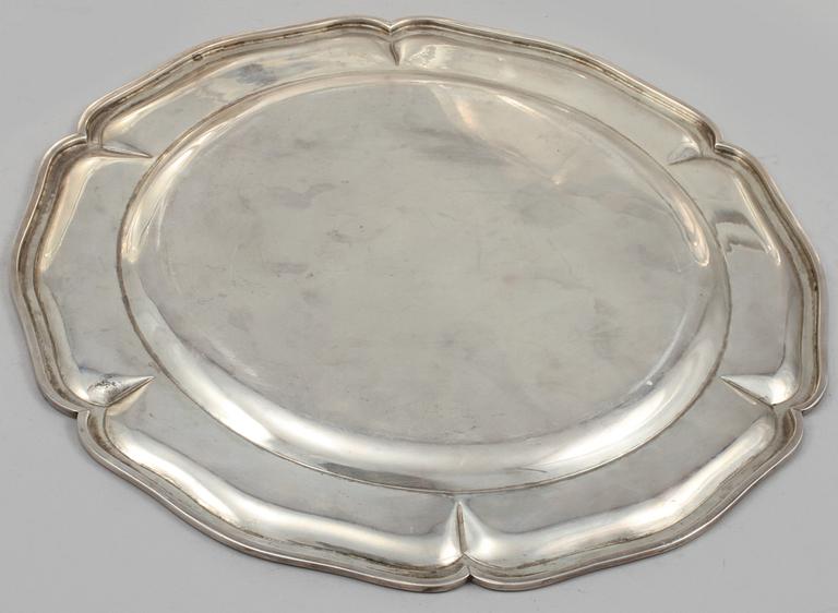 FAT, 4 st, silver, utländska stämplar, 1900-tal, vikt 2020 gram.