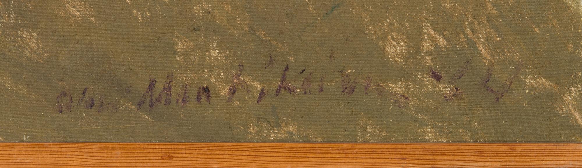 Olavi Martikainen, öljy kankaalle, signeerattu.