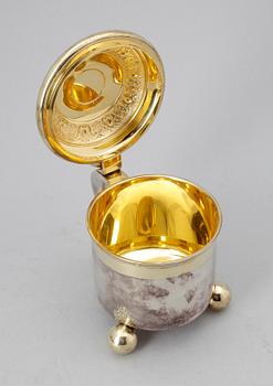 STOP, silver, barockstil, GAB Stockholm1952. Vikt ca 420 gram.