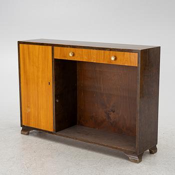 A bookcase with cabinet, 1930s/40s.