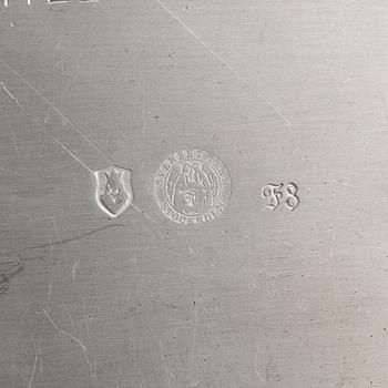 Firma Svenskt Tenn, a pewter tray, Stockholm 1932.