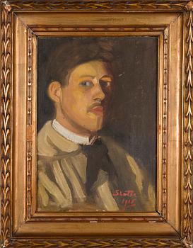 Arvid Slotte, Miesmuotokuva.