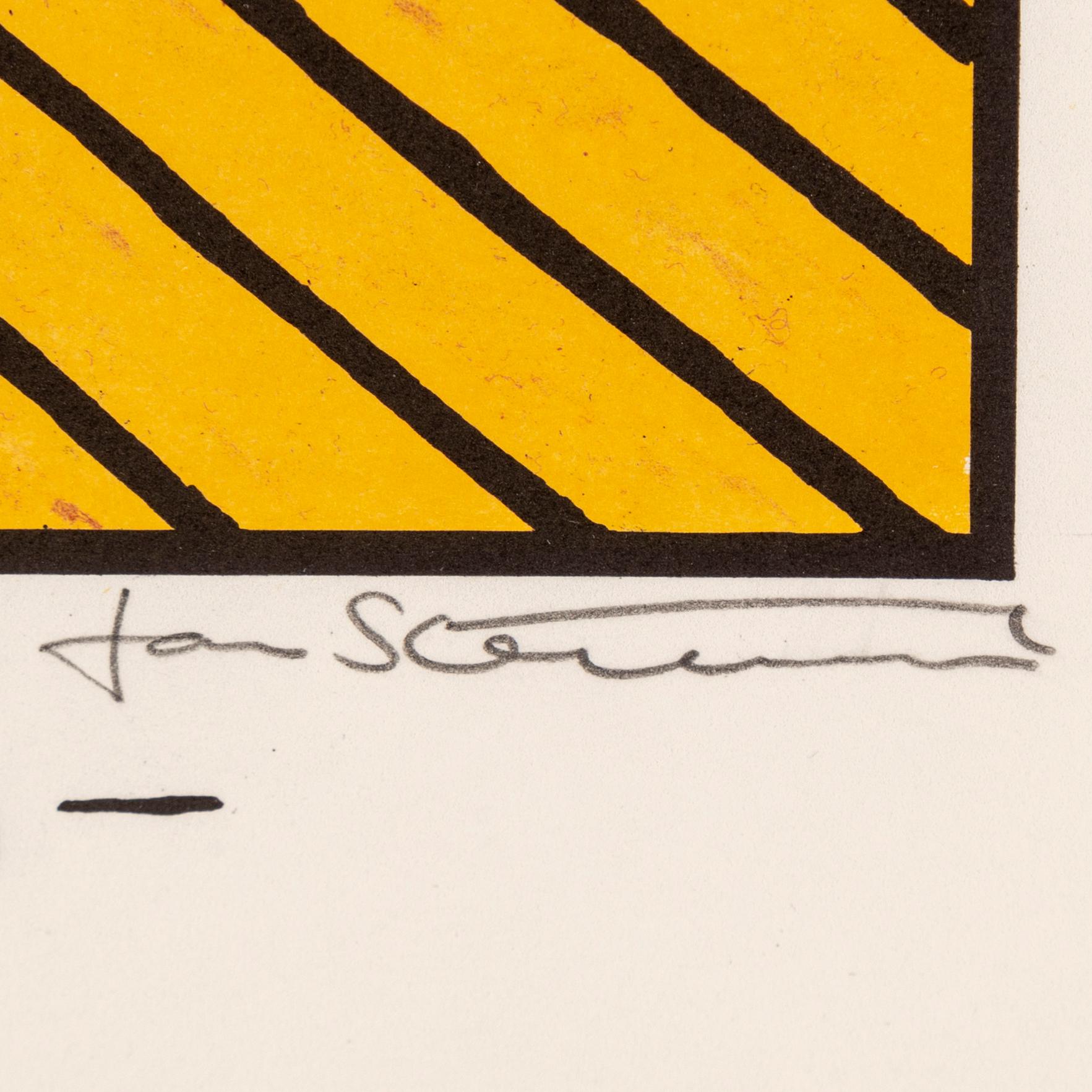 JAN STENMARK, färglitografi, signerad 166/190.