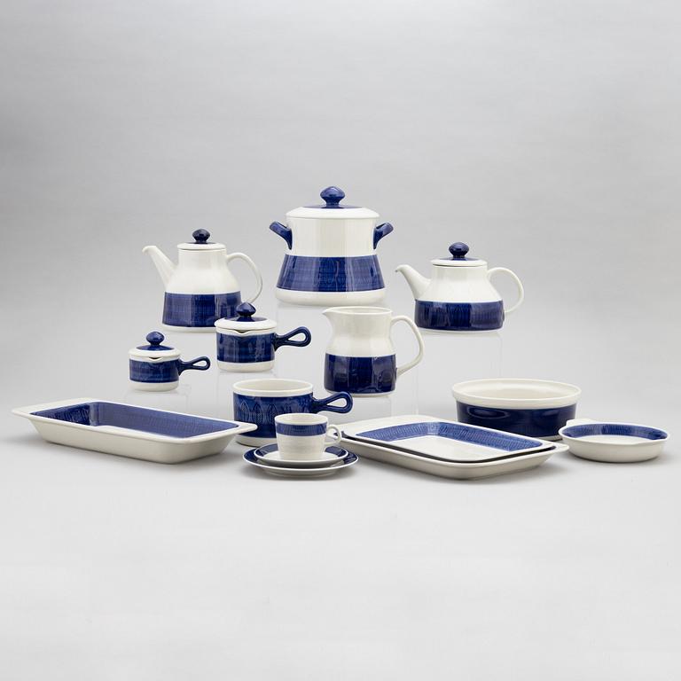 Hertha Bengtson, a 36 piece 'Koka Blå' porcelain service from Rörstrand.