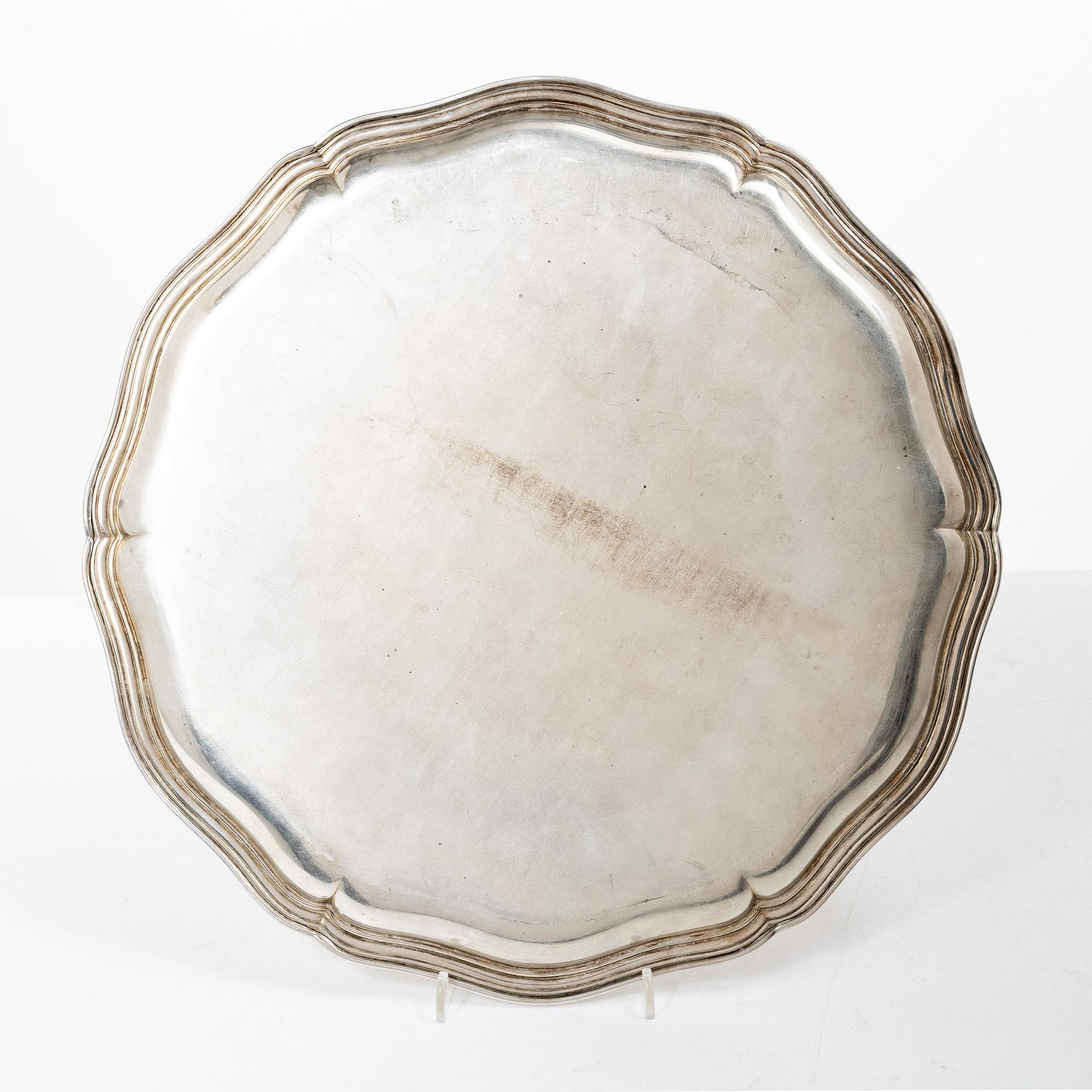 A silver tray, Sam Pettersson AB, Linköping, Sweden, 1929.