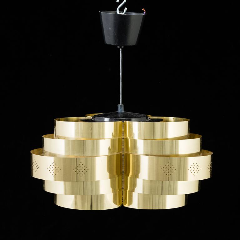 a brass ceiling by WERNER SCHOU from the second half of the 20th century.