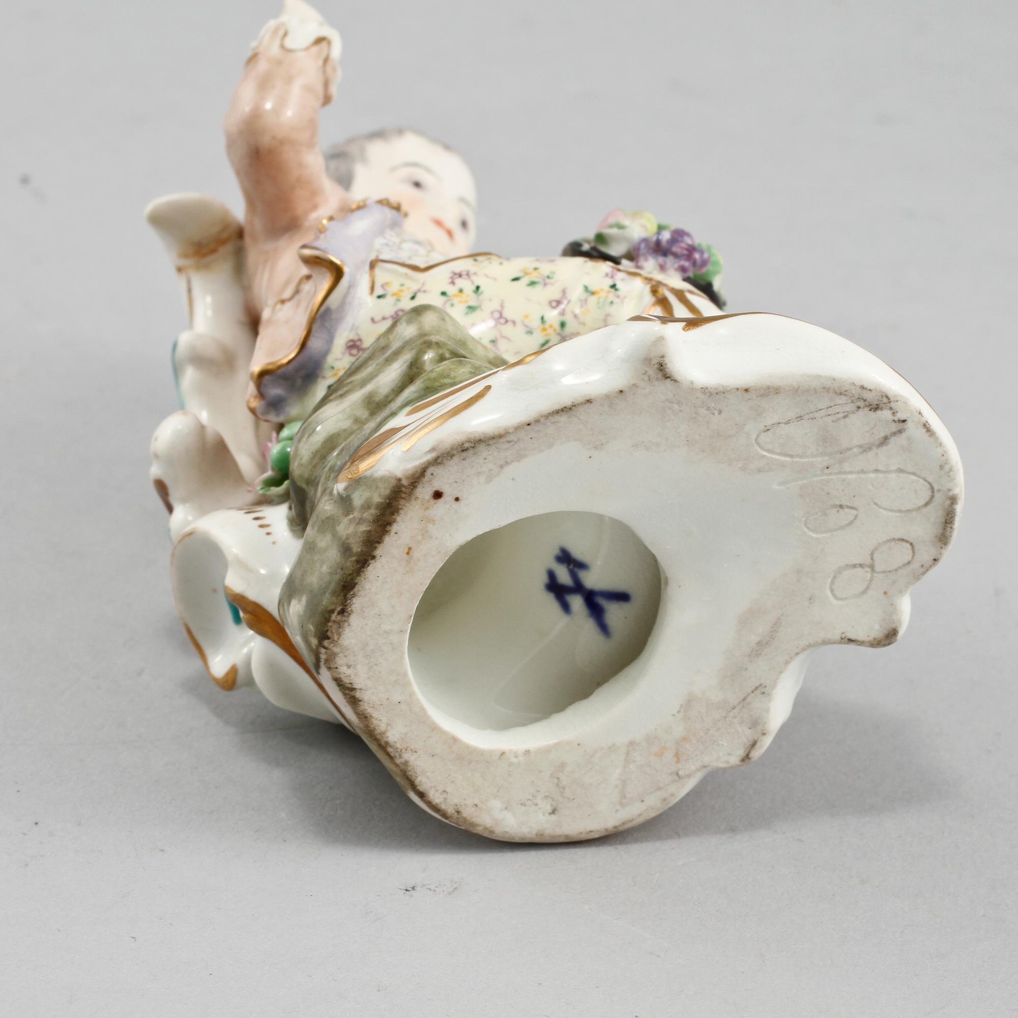 FIGURIN, porslin, Meissen, 1900-talets första del.