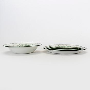 Servis "Grön Anna" 96 dlr porslin, Rörstrand, 1900-talets senare del.