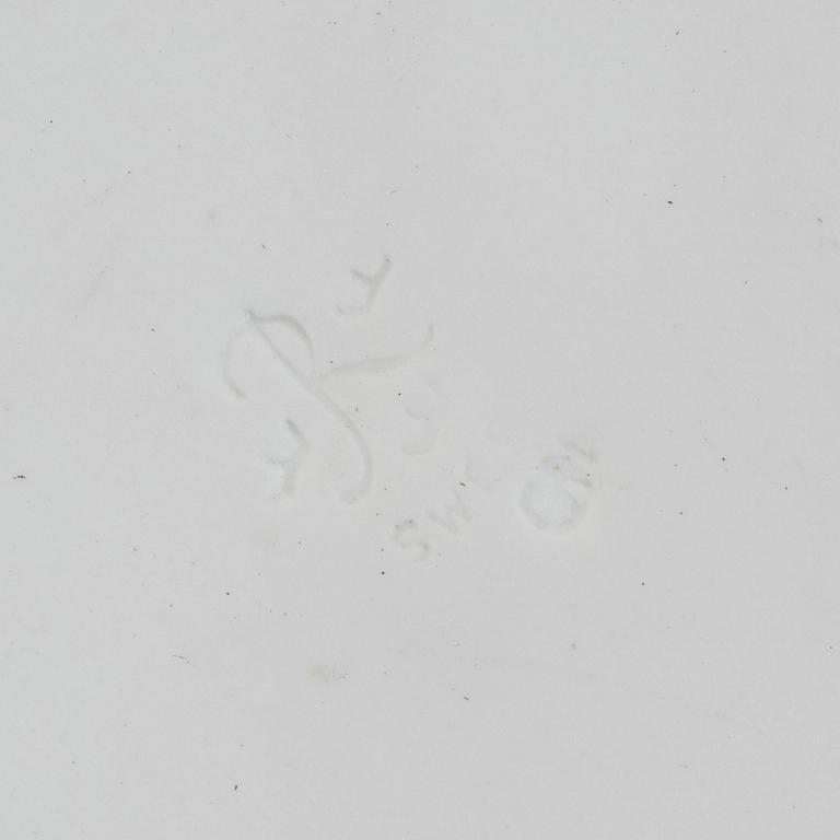 8 stoneware flower pots by Gunnar Nylund for Rörstrand, second half of 20th century.