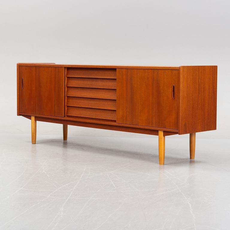 A teak sideboard designed by Nils Jonsson for Hugo Troeds Bjärum, second half of the 20th Century.