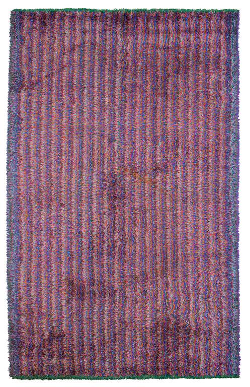 MATTA. Maskinvävd rya. 377,5 x 232,5 cm.