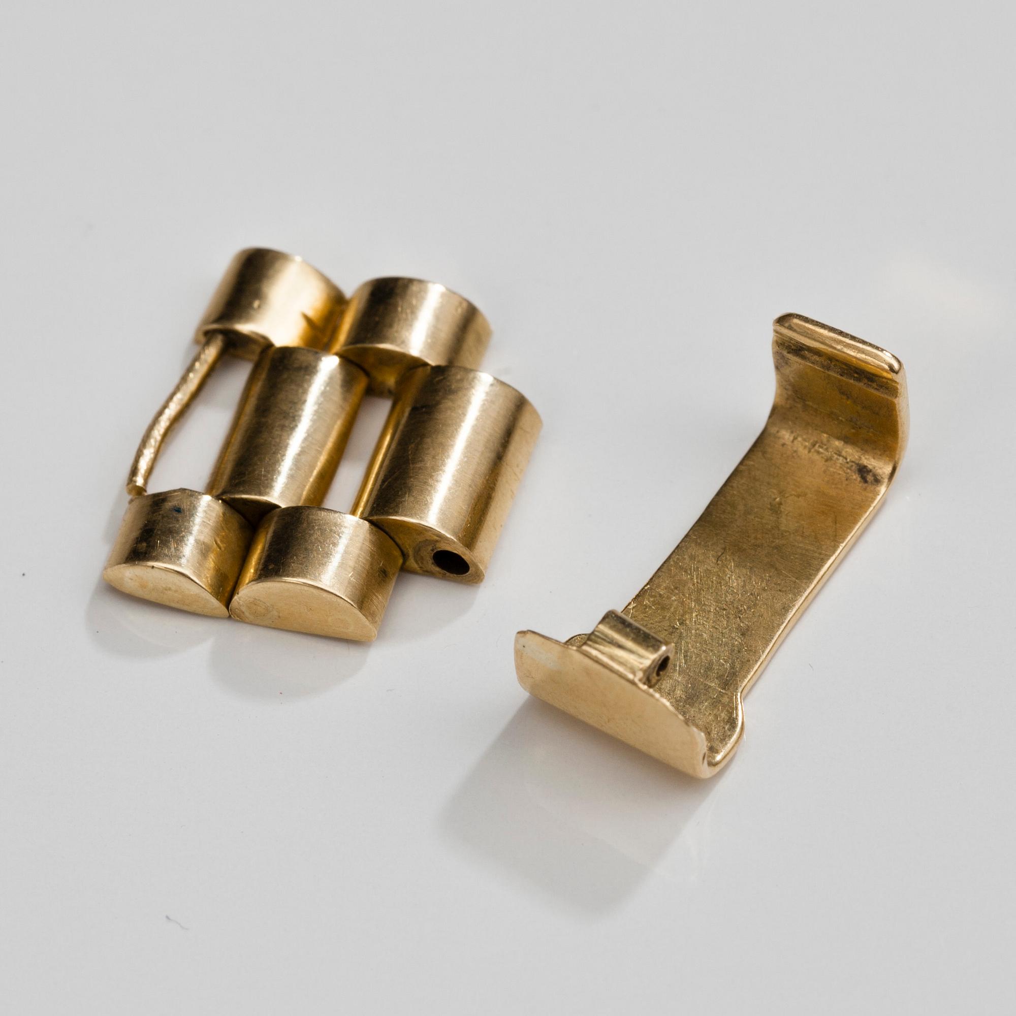 ARMBANDSUR, herr. St, André Graal. 18K guld. Vikt tot. 155,7 g.