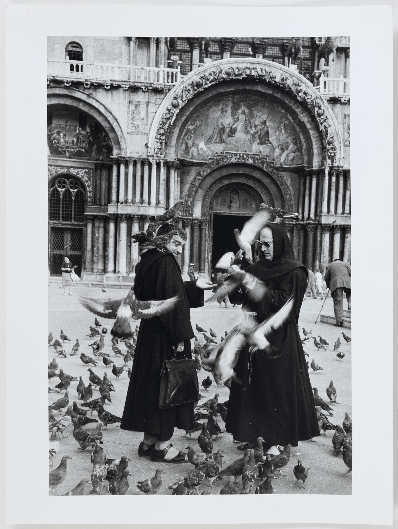 Gisèle Freund, fotografi motiv från Venedig signerad och stämplad a tergo.