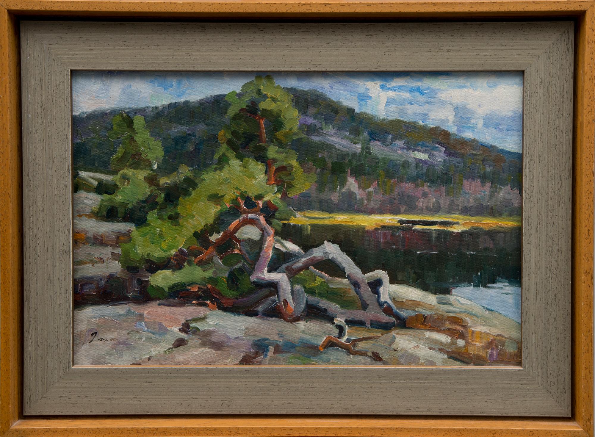 INA SJÖSTRÖM, öljy kankaalle, signeerattu.