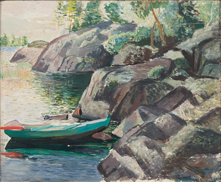 LEANDER ENGSTRÖM, oil on panel, unsigned.