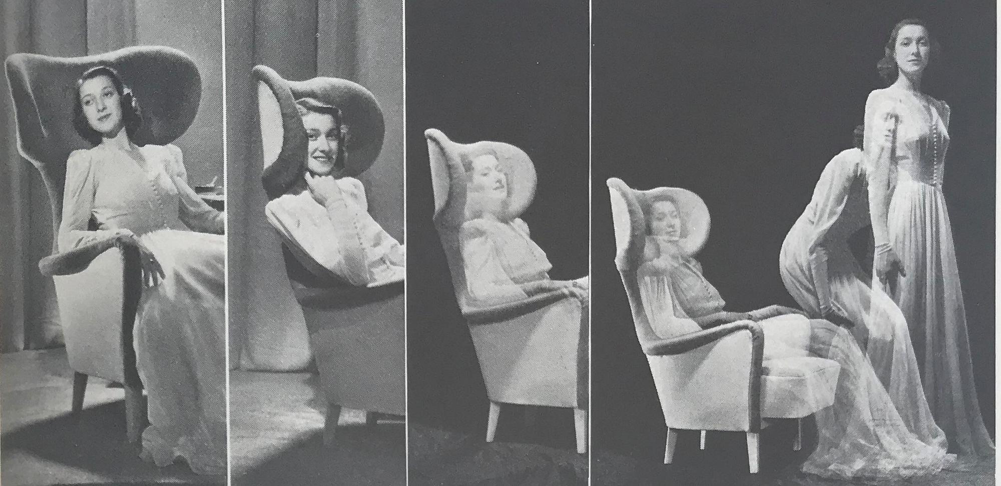 Gustav Axel Berg, an easy chair, "Estelle", AB G.A. Bergs, Sweden 1940's.