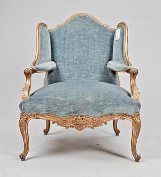 FÅTÖLJ, Louis XV-stil, 1900-tal.