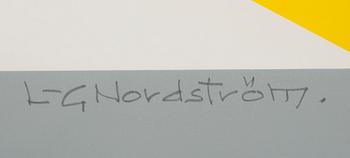 LARS GUNNAR NORDSTRÖM, färglitografi, signerad och numrerad 59/95.