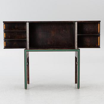 A drinks cabinet with two nesting tables, Sweden, 1930s/40s.