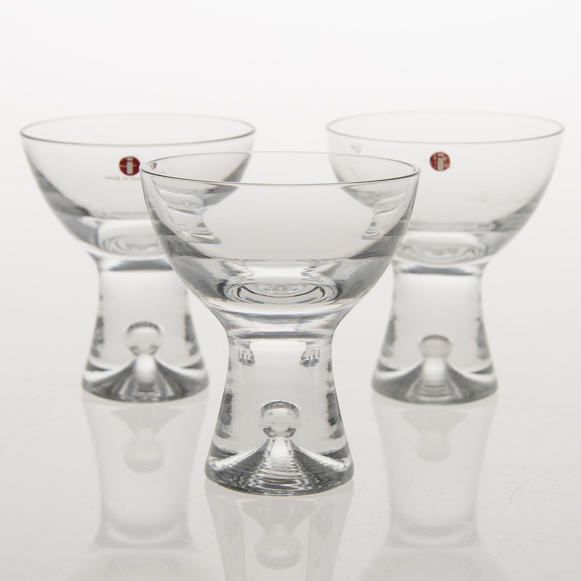 TAPIO WIRKKALA, A 30-piece set of 'Tapio' glasses, Iittala latter half of the 20th Century.
