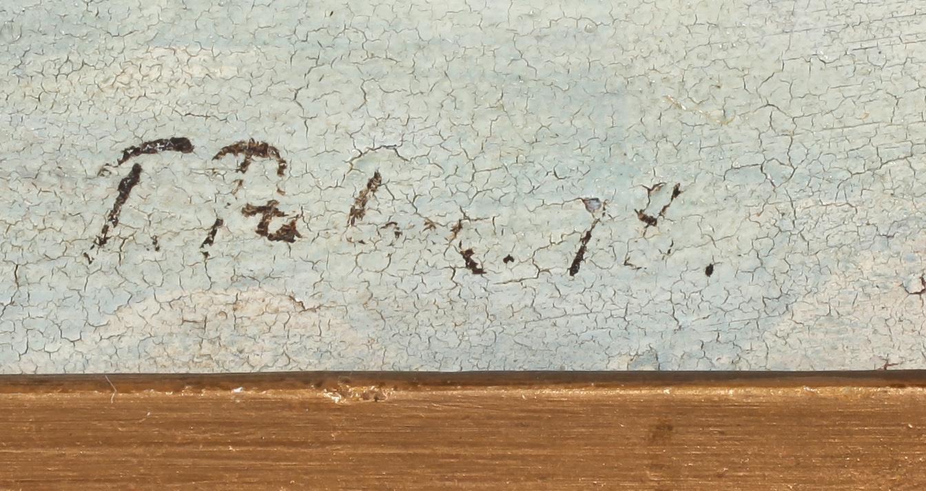 TORSTEN PALM, olja på pannå, signerad och daterad 18.