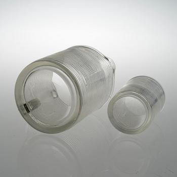 AINO AALTO, A PITCHER AND TWO GLASSES. Model 4059, Karhula 1937-1938.