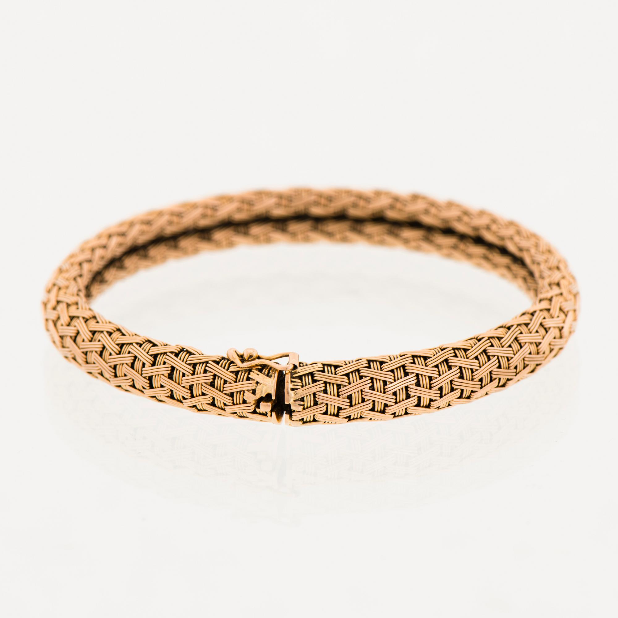 ARMBAND, 18K guld.
