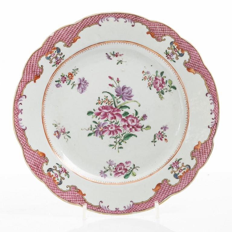 Porcelain, 9 decares, China, 18th-19th century.