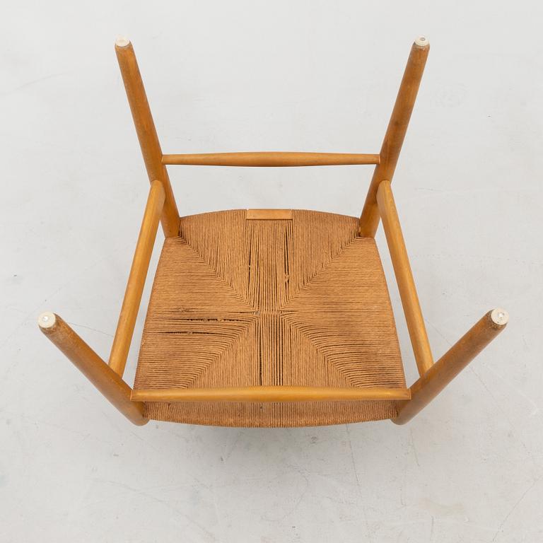 Hans Wegner, stolar 4 st, modell CH-24, "Y-stolen", Carl Hansen & Son, Odense, Danmark.