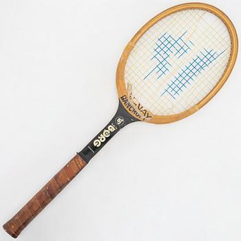 A Björn Borg used Bancroft 'Björn Borg Personal' tenniracket.