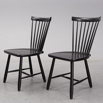 CARL MALMSTEN, six 'Lilla Åland' chairs, Stolab 2014.