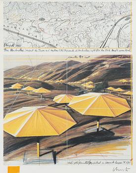 Christo & Jeanne-Claude, ”The Umbrellas”. (Joint project for Japan and USA).