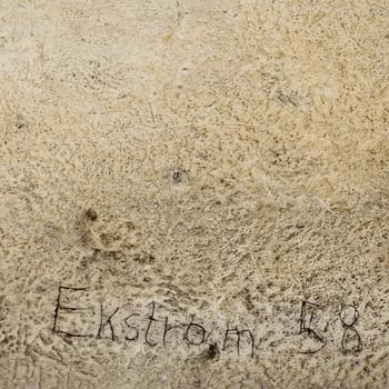 THEA EKSTRÖM, blandteknik på pannå, signerad och daterad 58.