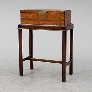 A writing box, 19th / 20th century.