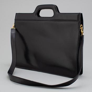 CÉLINE leather briefcase.