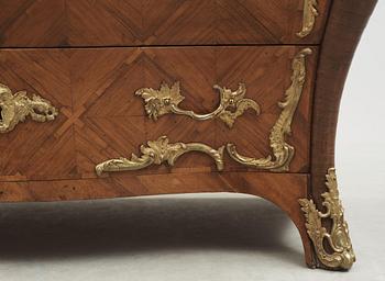 A Swedish Rococo commode dated 1762 by C. Linning, master 1744.