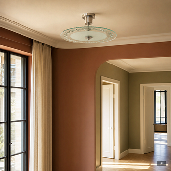 Plafond, 1930-tal.