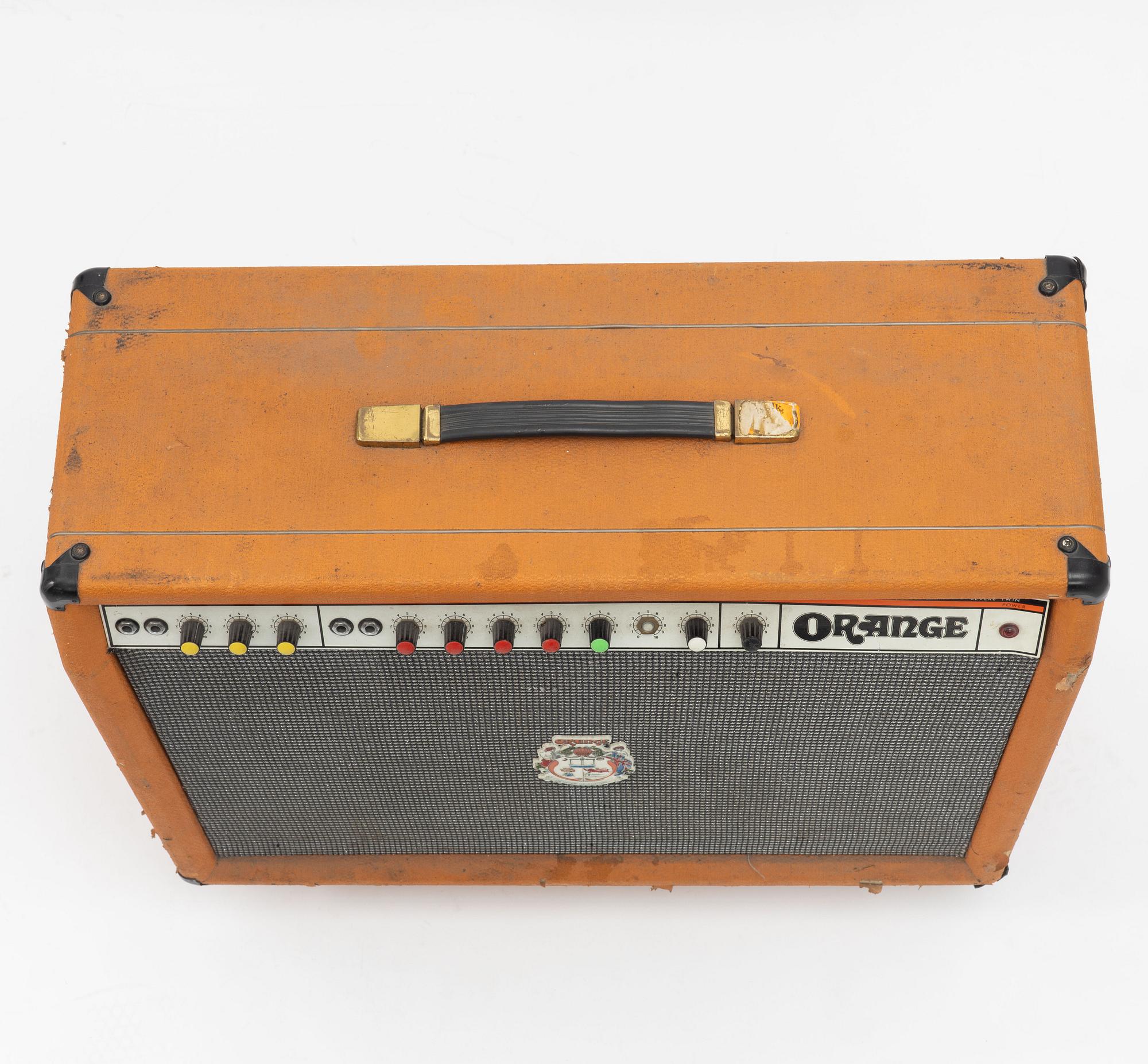 Orange, "Custom Reverb Twin",  gitarrförstärkare, modell 125, England, 1970-tal.