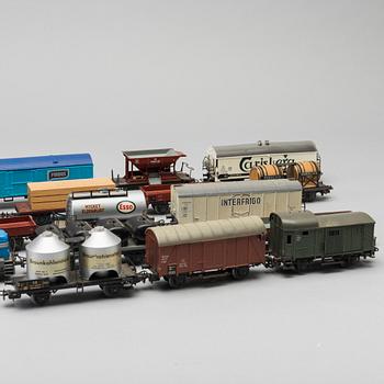 MÄRKLIN, samling lok och vagnar, 1900-talets andra hälft.