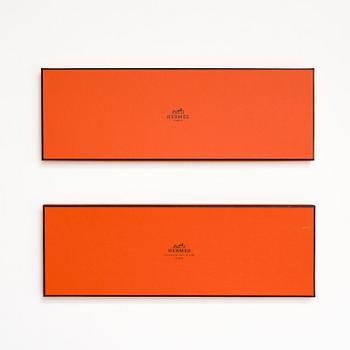 Hermès, ties, 2 pcs.
