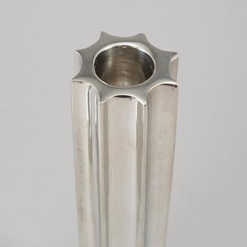 Gustaf Nordenskiöld, a pair of 'Kolonn' pewter candlesticks from Svenskt Tenn, 2019.